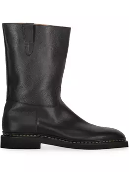 Эллон кожаные сапоги John Lobb, черный