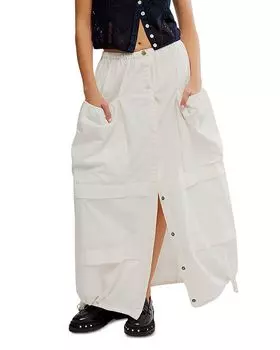 Элоиза Парашют Макси Юбка Free People, белый