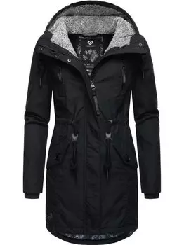 Элси зимнее пальто Ragwear, черный