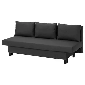 ЭЛВДАЛЕН 3-х раскладной диван-кровать, Книса темно-серый LVDALEN IKEA