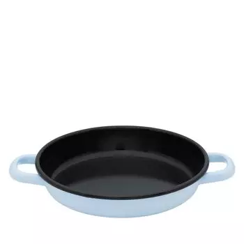 Эмалированная сковорода для выпечки риса, синяя сковорода Riess