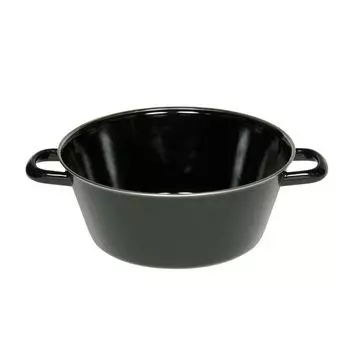 Эмалированная сковорода для жира Riess Classic наполовину глубиной 26 см, высота: 10,2 см