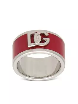 Эмалированное кольцо с логотипом Dolce & Gabbana, красный
