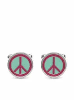 Эмалированные запонки Paul Smith, серебяный