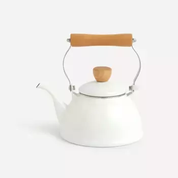 Эмалированный чайник 1,4 л El Corte Ingls, белый