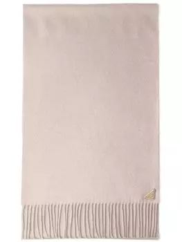 Эмалированный треугольный шарф с логотипом Prada, розовый