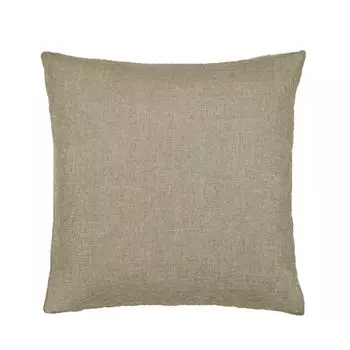 JEMIDI 2 чехла на подушки 40 x 40 см - комплект из 2 наволочек в льняном исполнении - двойная упаковка чехлов - разные цвета, бежевый