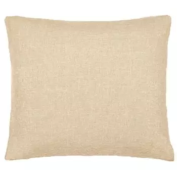 JEMIDI 2 чехла на подушки 50 x 50 см - комплект из 2 наволочек в льняном исполнении - двойная упаковка чехлов - разные цвета, бежевый