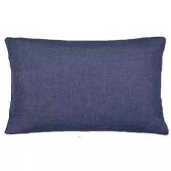 JEMIDI 2x чехла на подушки 40 x 60 см - комплект из 2 наволочек в льняном исполнении - двойная упаковка наволочек - разные цвета, синий