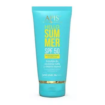 Эмульсия для загара для тела с маслом монои SPF50, 200 мл Apis, Hello Summer
