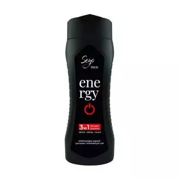 Энергетический гель для душа для мужчин 3в1 400 мл Seyo, Men