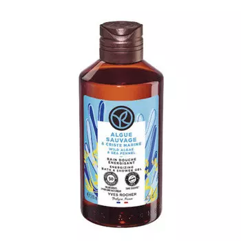 Энергетический гель для душа и ванны Дикие водоросли и морской фенхель Yves Rocher, 200 мл