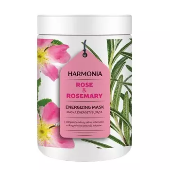 Энергичная маска для волос HARMONIA РОЗА И РОЗМАРИН - 1000г Wydawnictwo Harmonia