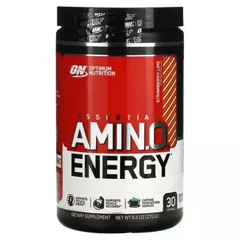 Энергия Незаменимых Аминокислот Optimum Nutrition, клубника и лайм, 270 г