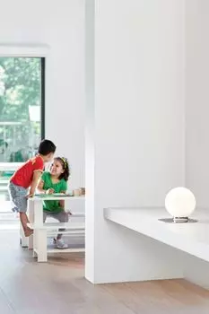 Энергосберегающая настольная лампа Philips myLiving Wonder мощностью 12 Вт, с лампочкой, 1 лампочка, хром, 432111116, серебро