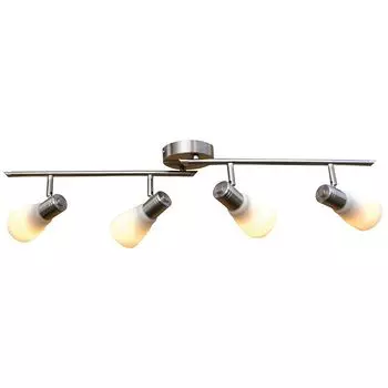 Энергосберегающий точечный светильник LENA-EIKO точечный светильник потолочный: 4 лампочки Dapo Leuchten, серебро