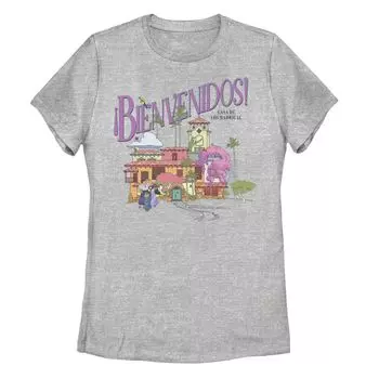 Энканто Диснея "Bienvenidos!" Футболка с рисунком Destination Casa Juniors Licensed Character