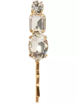 Jennifer Behr невидимка Ramona с кристаллами, золотистый