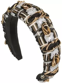 Jennifer Behr ободок Dakota, черный