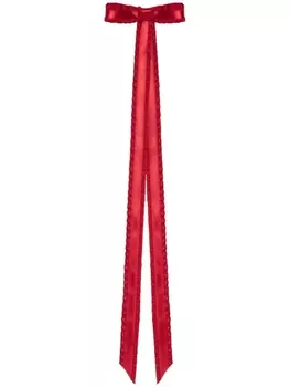 Jennifer Behr заколка для волос Mabel с бантом, красный