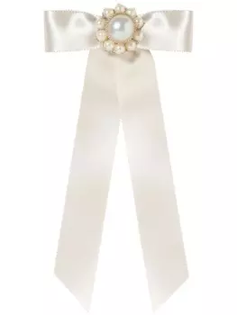 Jennifer Behr заколка для волос с искусственным жемчугом, белый