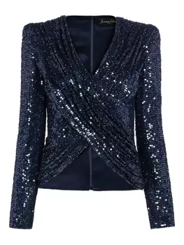 Jenny Packham блузка Misty, синий