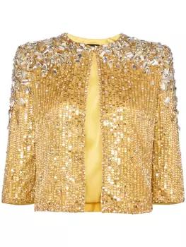 Jenny Packham пиджак Gaia, золотой