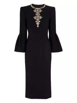 Jenny Packham платье Margot, черный