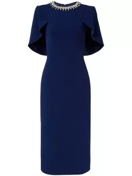 Jenny Packham платье миди Thalia, синий