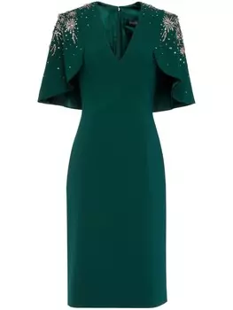 Jenny Packham платье Zeya, зеленый