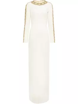 Jenny Packham вечернее платье Penny, белый