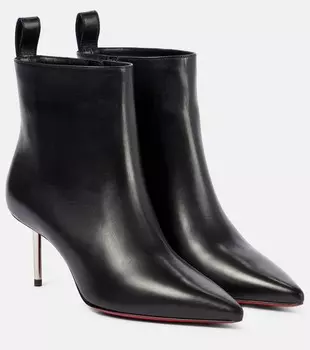 Эпичные кожаные ботинки до щиколотки Epic 70 Christian Louboutin, Black/Nickel