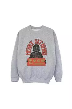 Эпизод IV: Толстовка Merry Sithmas New Hope Star Wars, серый