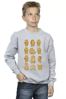 Эпизод IV: Толстовка с пряниками «Новая надежда 12» Star Wars, серый