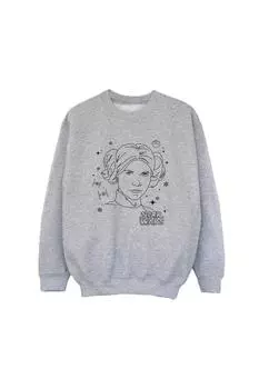 Эпизод IV: Толстовка с рождественским эскизом Леи «Новая надежда» Star Wars, серый