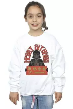 Эпизод IV: Толстовка «Веселая Ситмас» «Новая надежда» Star Wars, белый