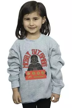 Эпизод IV: Толстовка «Веселая Ситмас» «Новая надежда» Star Wars, серый