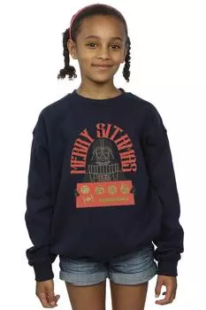 Эпизод IV: Толстовка «Веселая Ситмас» «Новая надежда» Star Wars, темно-синий