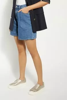 Эпизодические спортивные слипоны на платформе Dune London, желтый