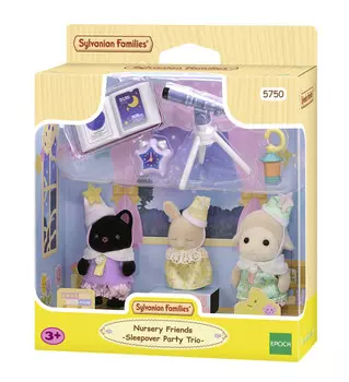 Эпоха, Пижамная вечеринка Детское трио Sylvanian Families