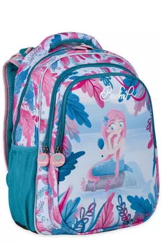 Эргономичная сумка Budmil, бирюзовый/розовый