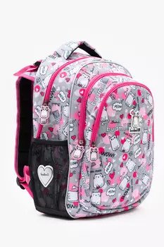 Эргономичная сумка Budmil, серый/розовый