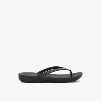 Эргономичные кожаные сандалии Iqushion deluxe Fitflop, черный