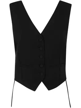 Эрика Каваллини Жилет Veronica Erika Cavallini, черный