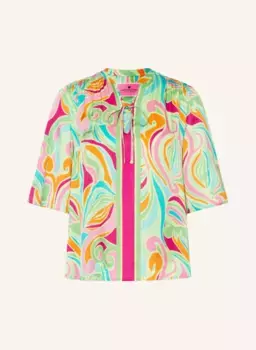 Эрленал блузка-рубашка из атласа Lieblingsstck, зеленый