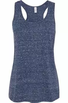 JERZEES Женская майка-борцовка Snow Heather Jersey, темно-синий