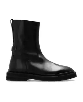 Эшер кожаные ботинки Allsaints, черный