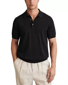Эшер Поло из трикотажа Regular Fit REISS, синий