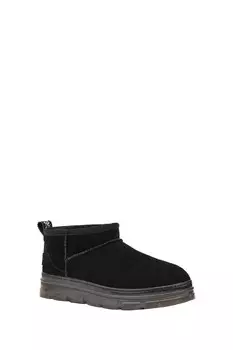 Эскимосские ботинки ultra mini clear black Ugg