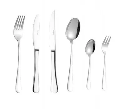 Эсмейер 36 шт. Набор столовых приборов для меню и стейков 'SYLVIA', полированная нержавеющая сталь 18/0 - классика вне времени - на 6 человек Esmeyer